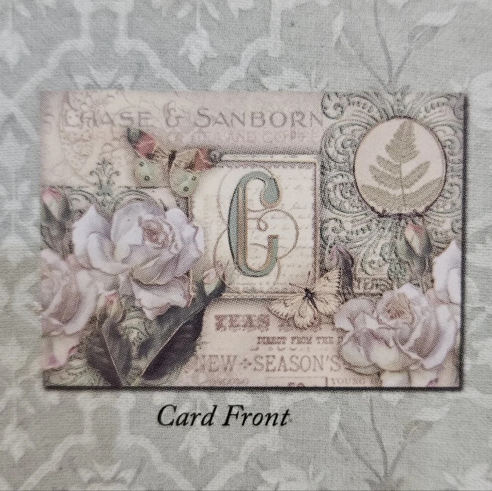 NIP | Punch Studio Vintage Inspired Chase & Sansborn Tea & Coffee Note Cards